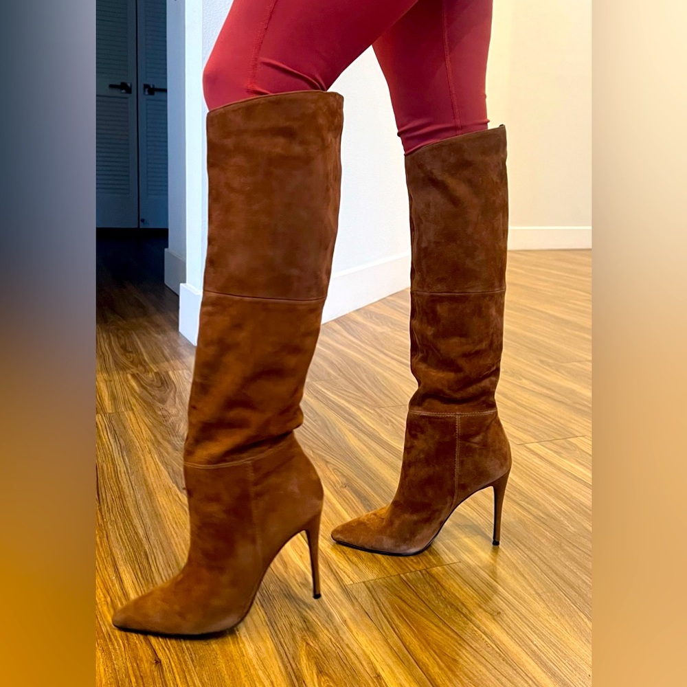 Steve Madden Suede Knee High Boots